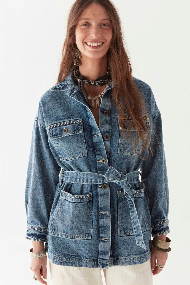 Wayne Nashville Jacket in Western Blue