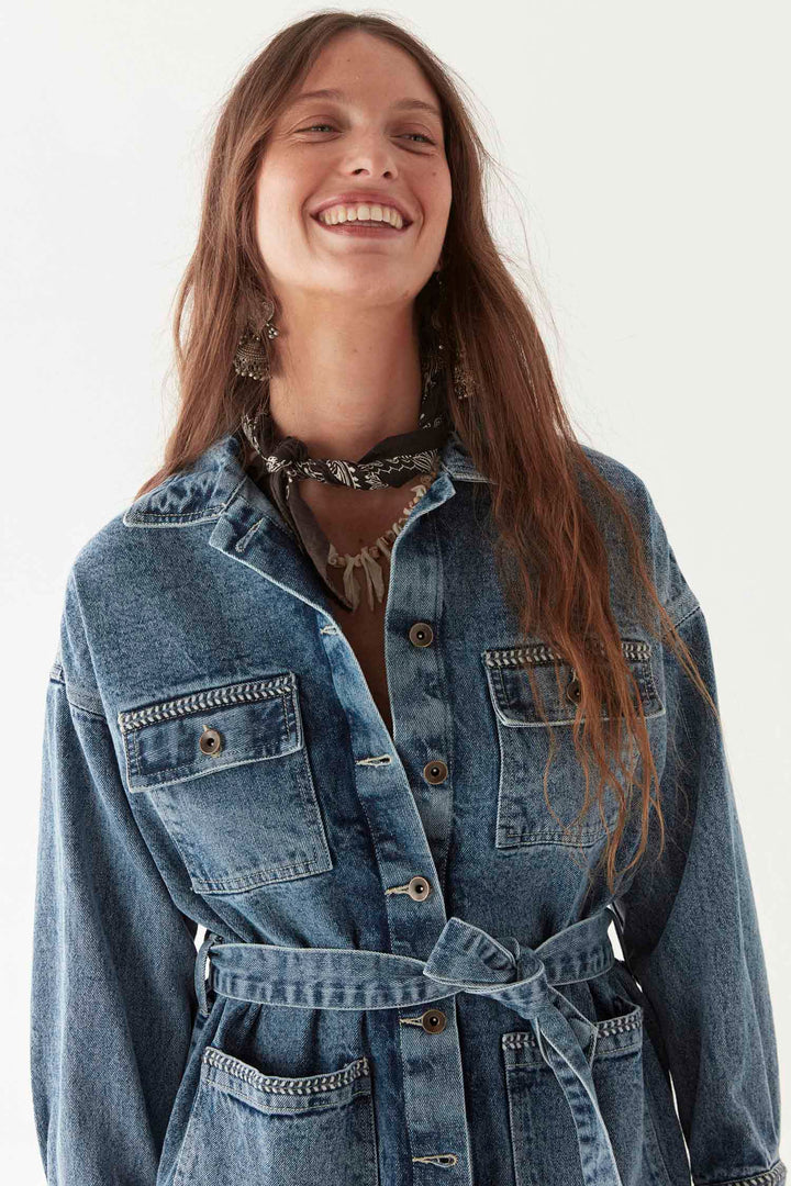 Wayne Nashville Jacket in Western Blue