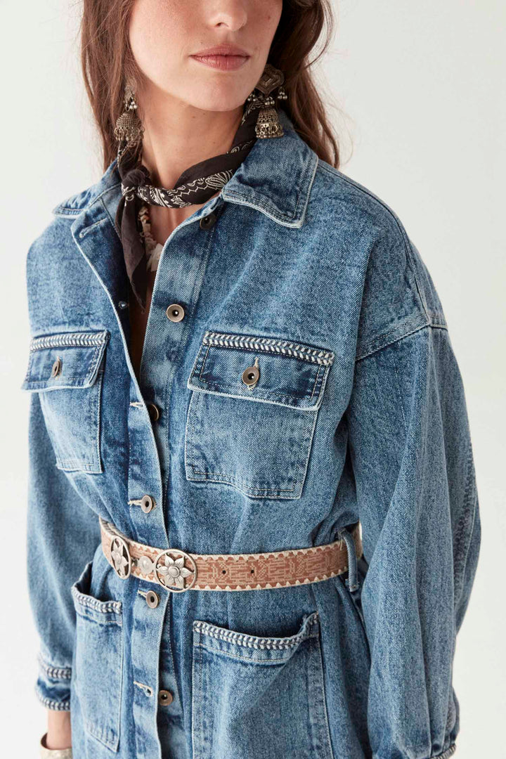 Wayne Nashville Jacket in Western Blue