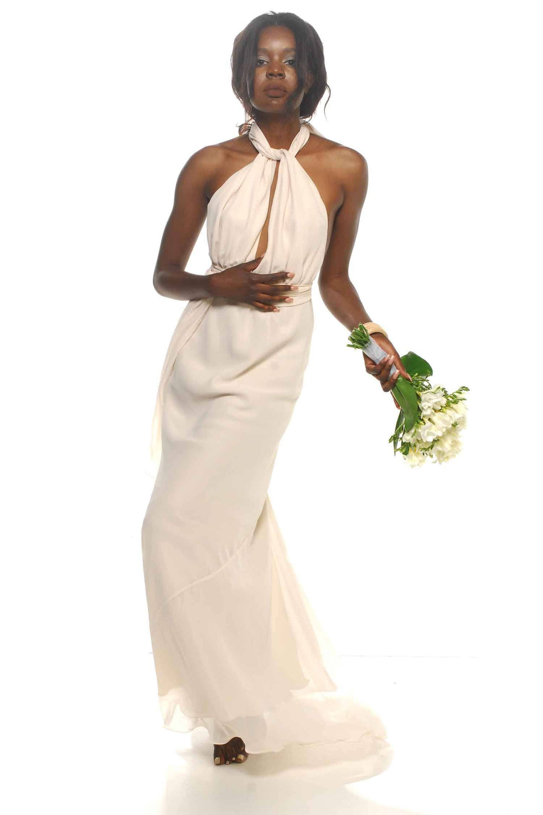 Cameo in Pollen | Poly Georgette Dresses Lucy Laurita - Leiela