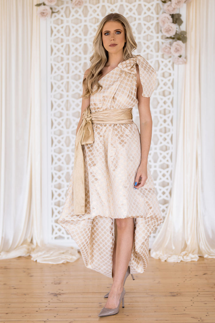 Jacinta Bubble Gown in Taffeta Dresses Lucy Laurita - Leiela 