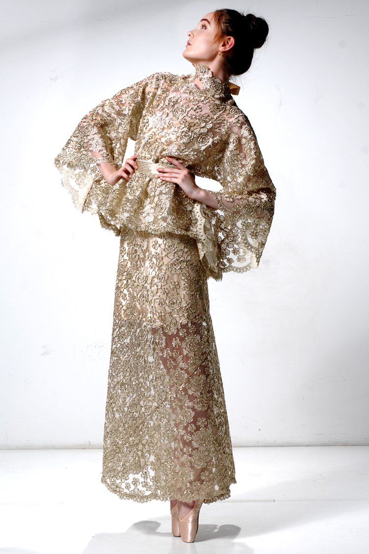 Suraia Set in Gold Dresses Lucy Laurita - Leiela 