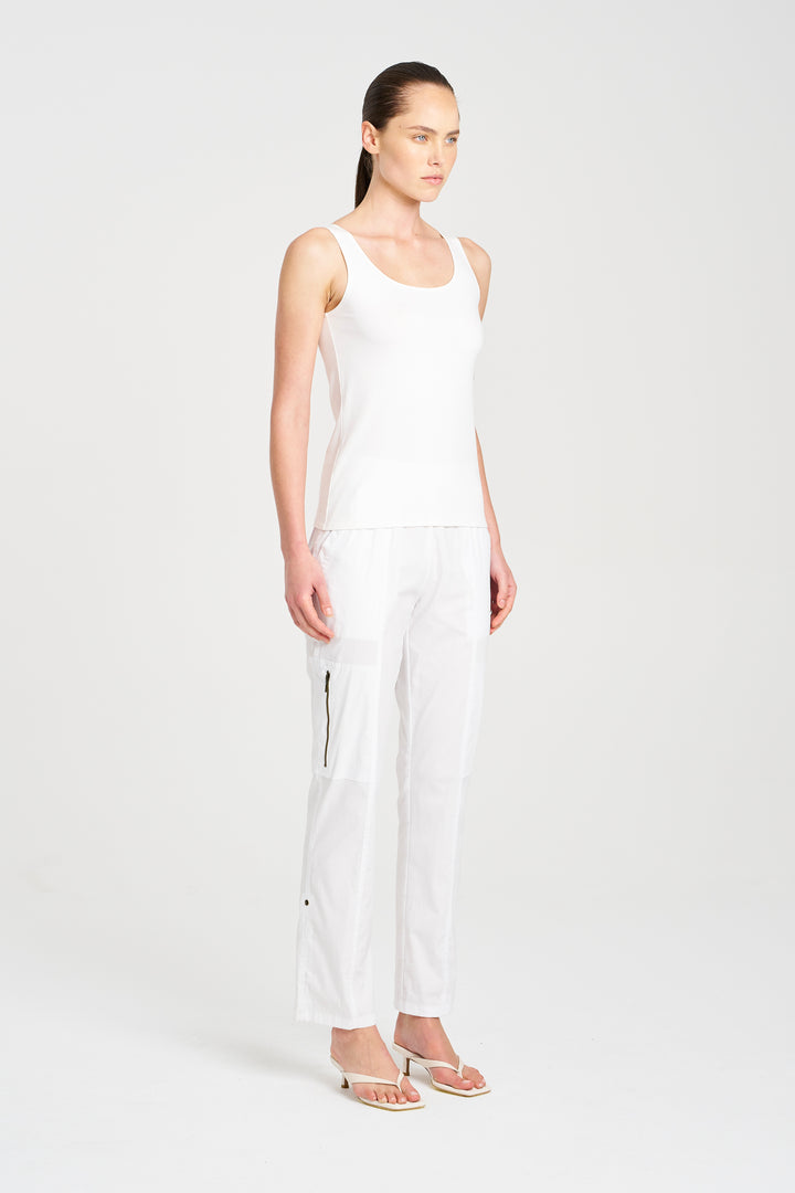 Zip Cargo in White