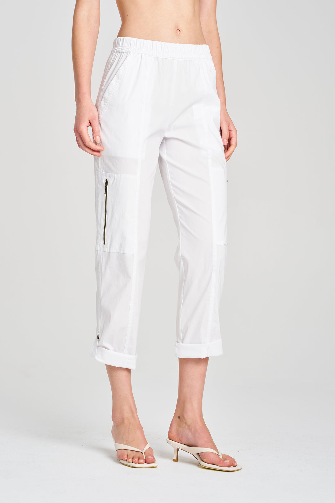 Zip Cargo in White