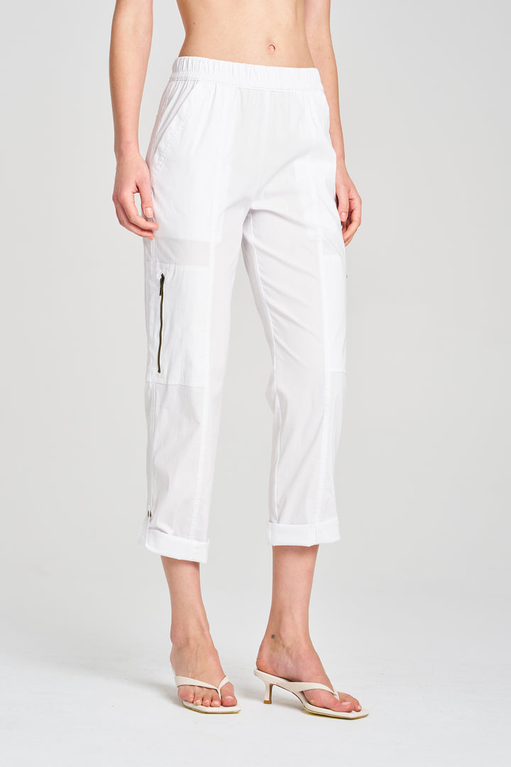 Zip Cargo in White