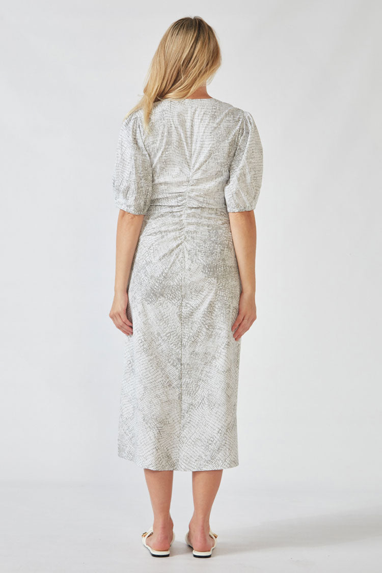 Acrobat Bay Jinx Dress in Pumice Print | FINAL SALE