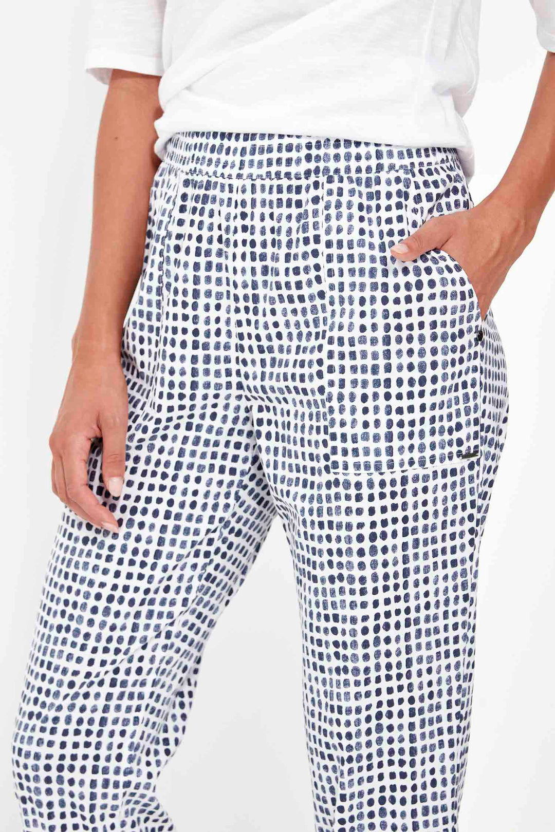 Acrobat Tile Pant in Denim