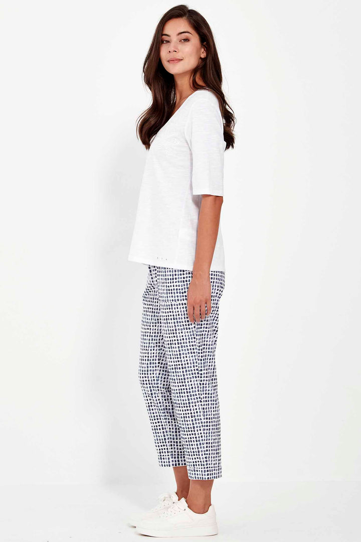 Acrobat Tile Pant in Denim