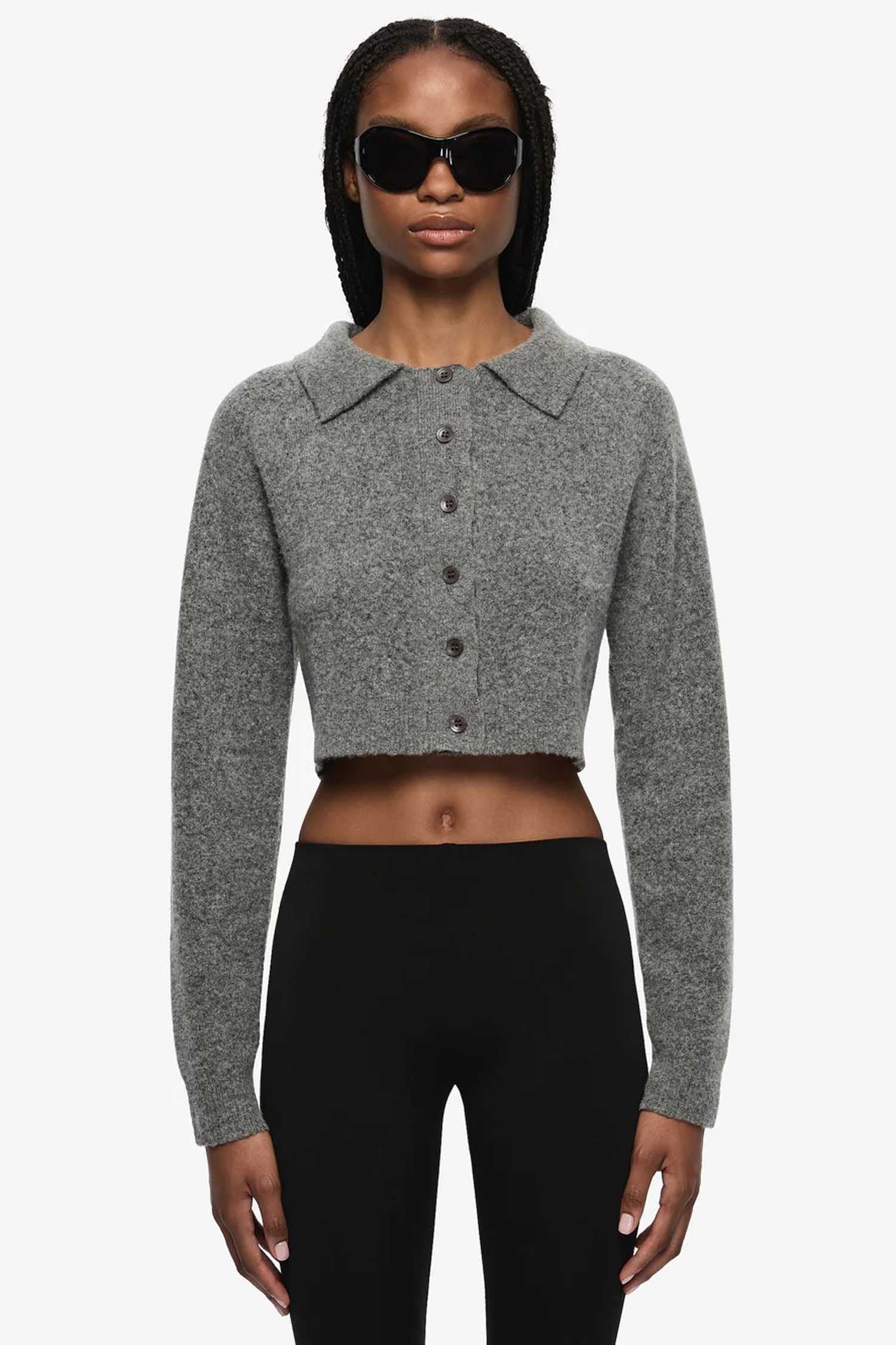 Ada Cropped Cardi in Charcoal by Bec + Bridge – Frockaholics at Momento ...