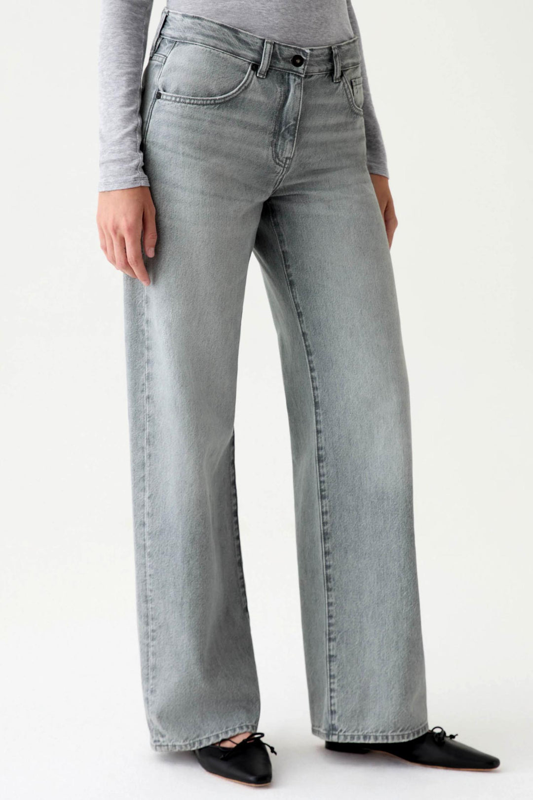 Adria Wide Leg Jeans - Al Fresco