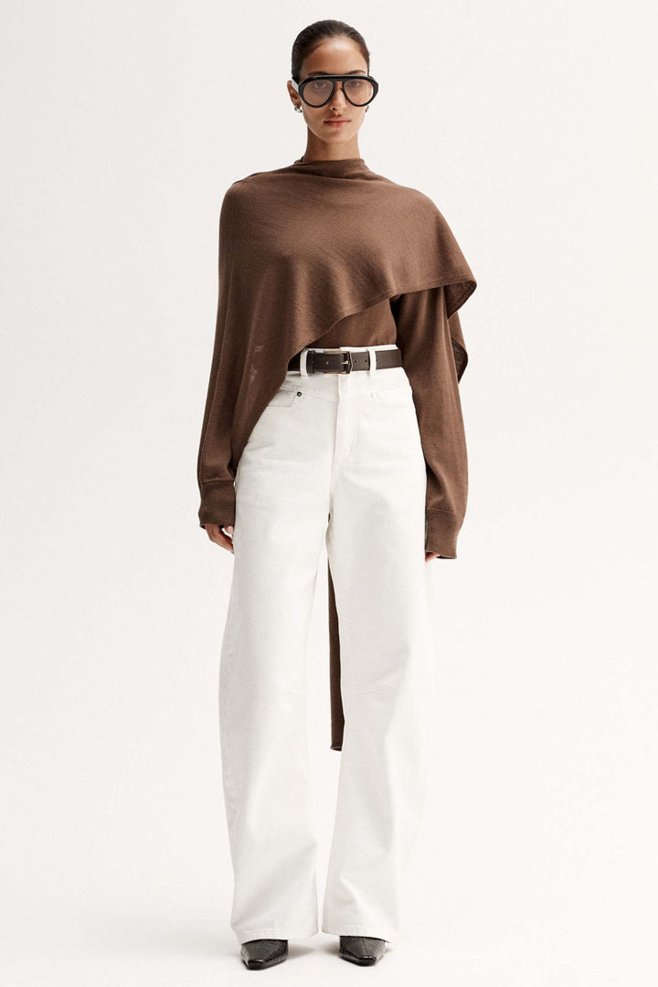Agnes Knit Jumper in Tan
