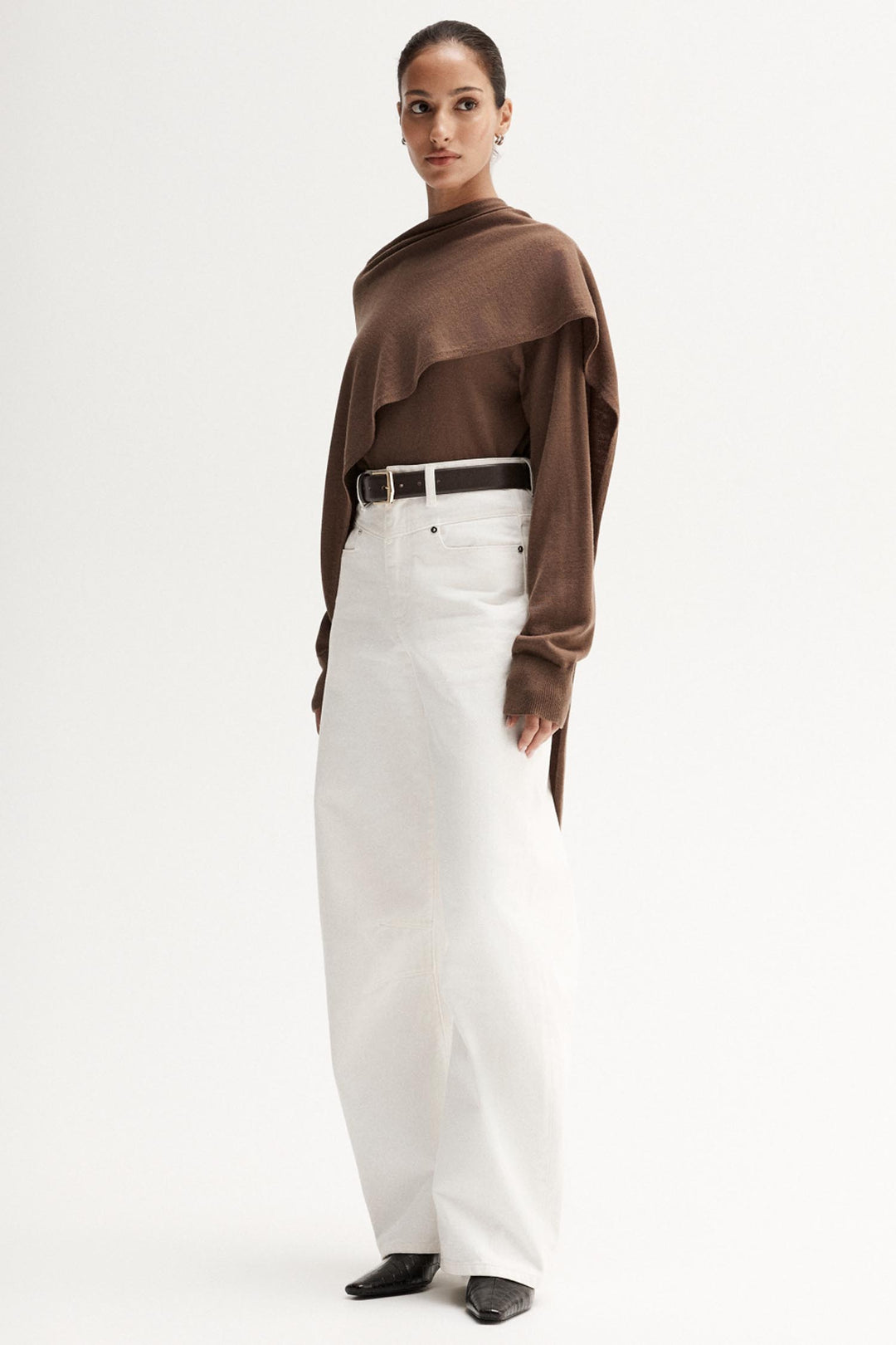 Agnes Knit Jumper in Tan
