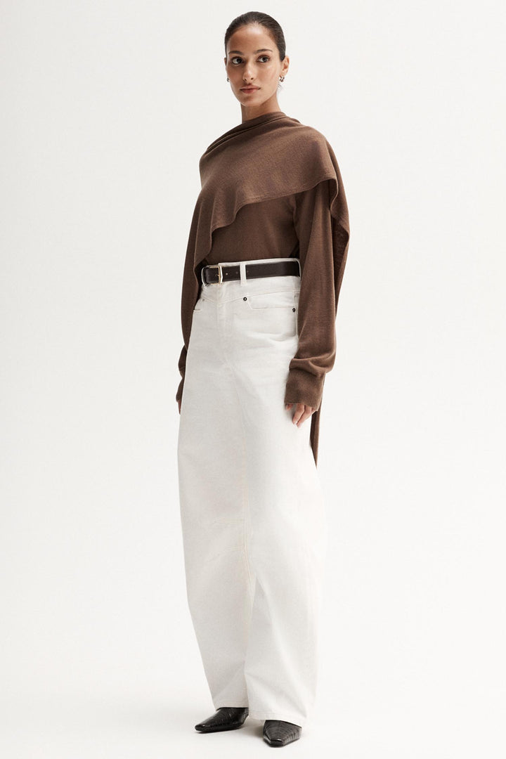 Agnes Knit Jumper in Tan