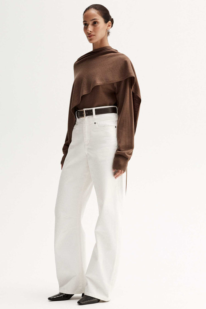 Agnes Knit Jumper in Tan