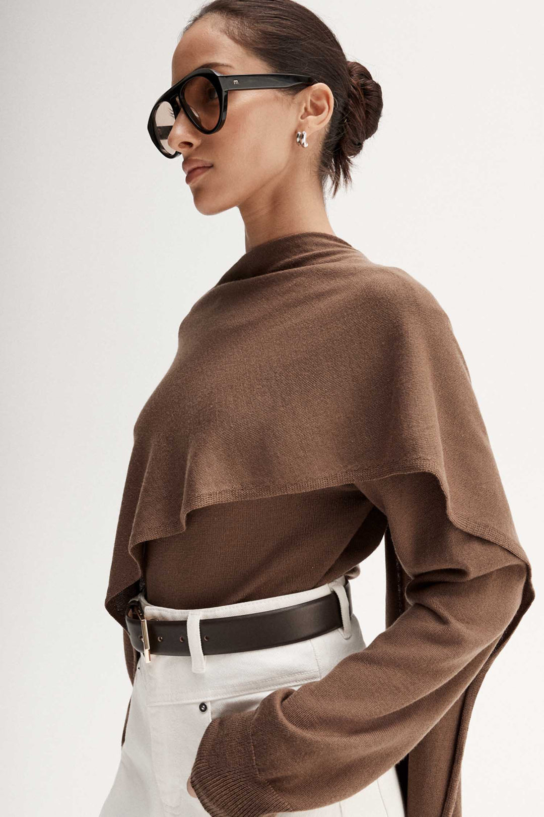 Agnes Knit Jumper in Tan