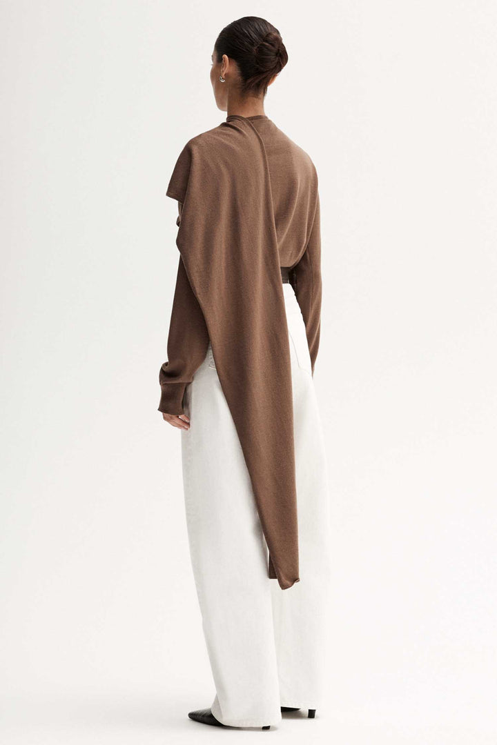 Agnes Knit Jumper in Tan