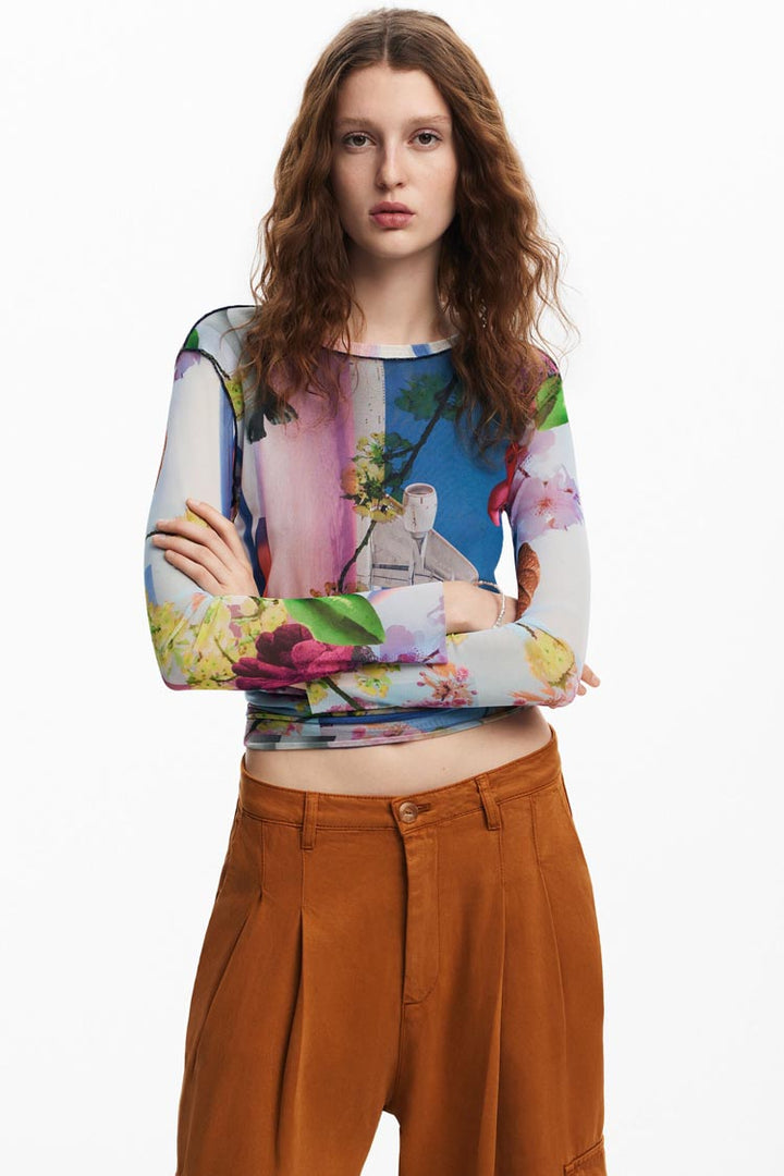 Airplane Printed LS T-Shirt