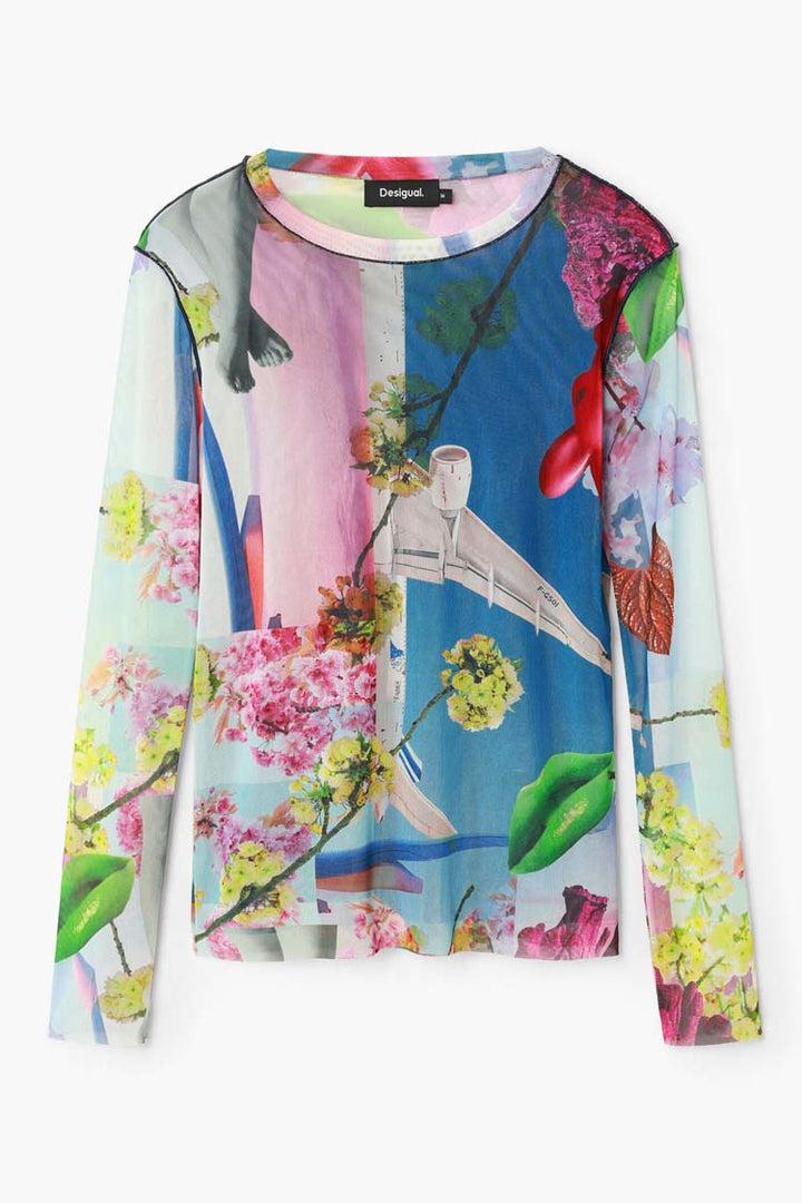Airplane Printed LS T-Shirt