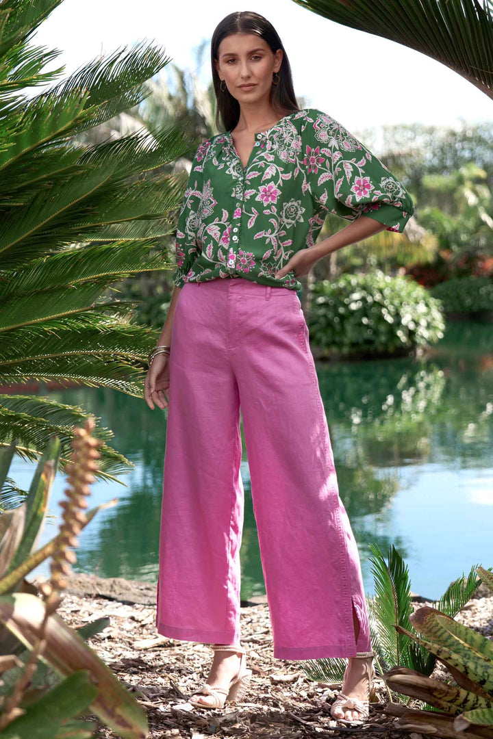 Aisha Shirt in Tea Leaf