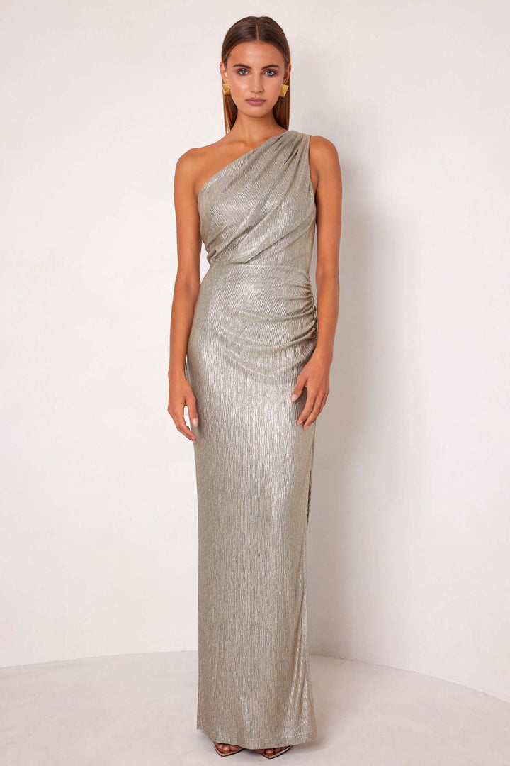 Alanna Maxi Dress in Gold