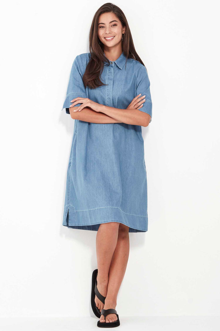 Alex Dress in Denim