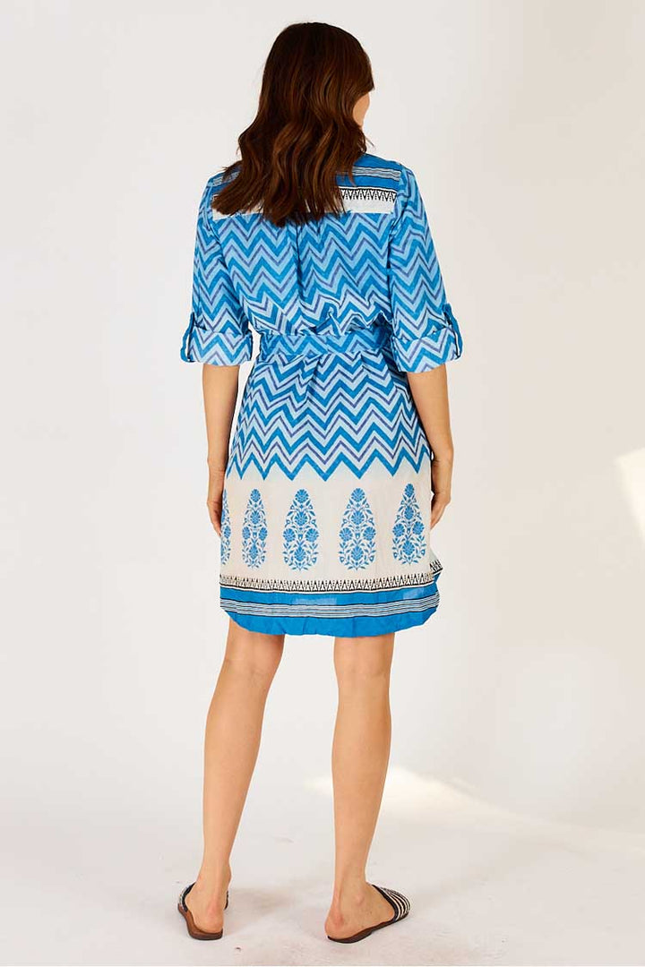 Alex Shirtmaker Dress in Ocean