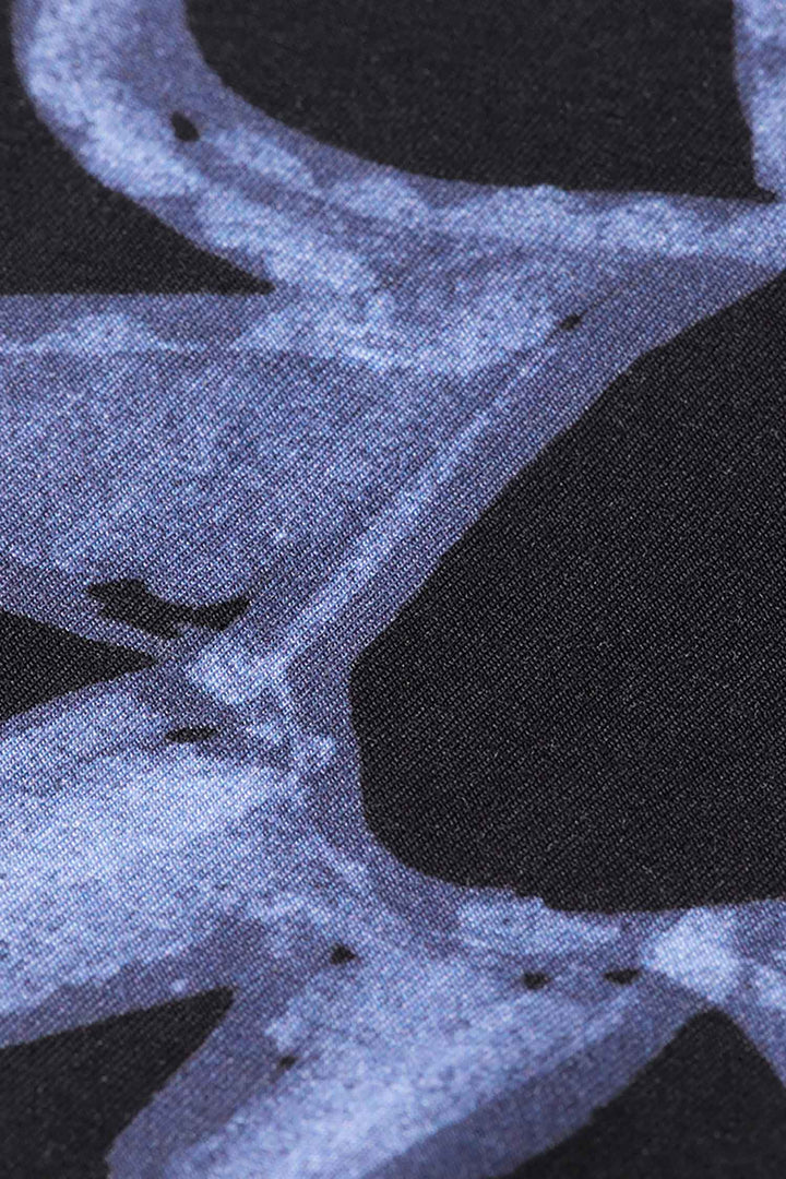 All Over Printed L/S T-Shirt in Cosmic Sky Spaced Carbon