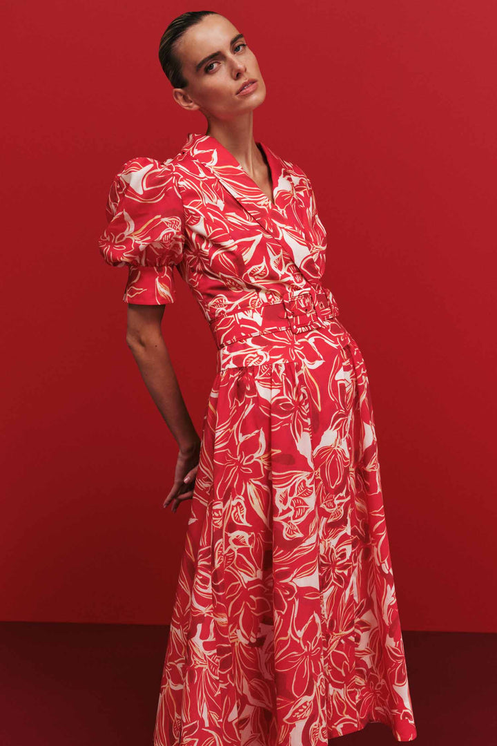 Alloure Midi Dress