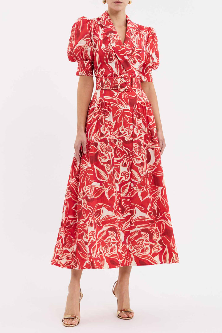 Alloure Midi Dress