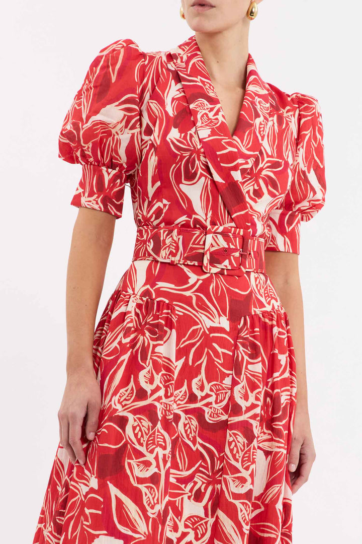Alloure Midi Dress