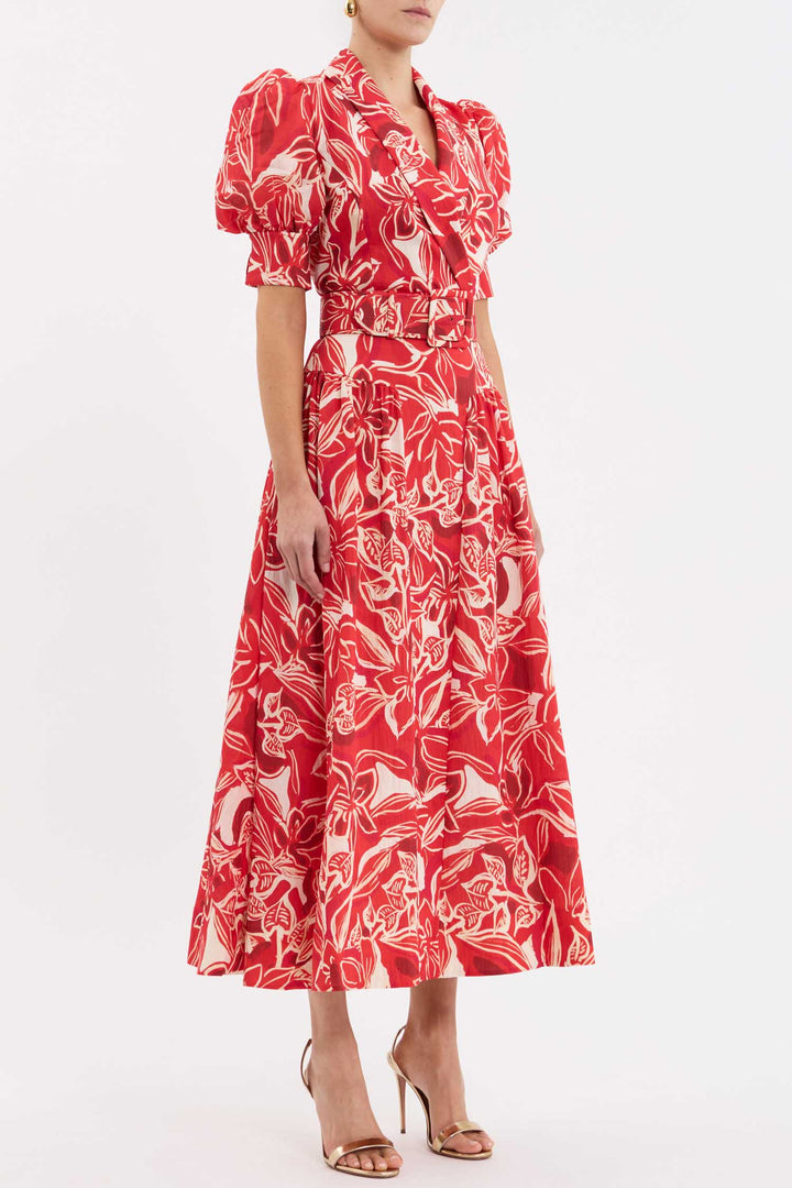Alloure Midi Dress