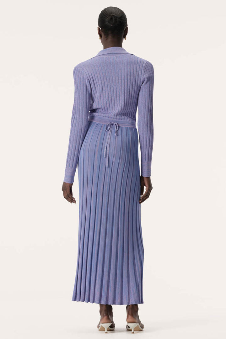 Almo Knit Dress in Violet | FINAL SALE