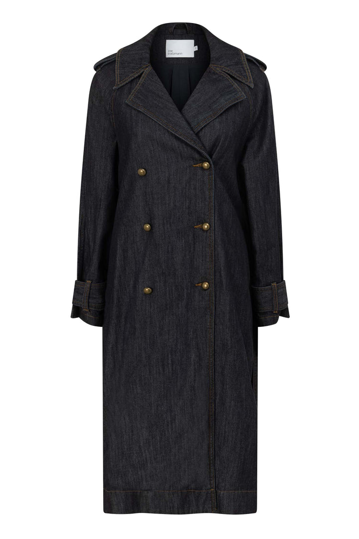 Alpine Coat in Dark Denim