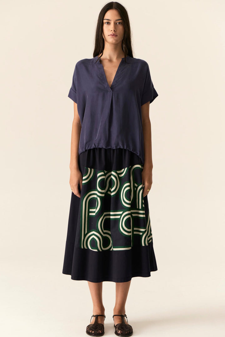 Alter Patch Skirt in Ink