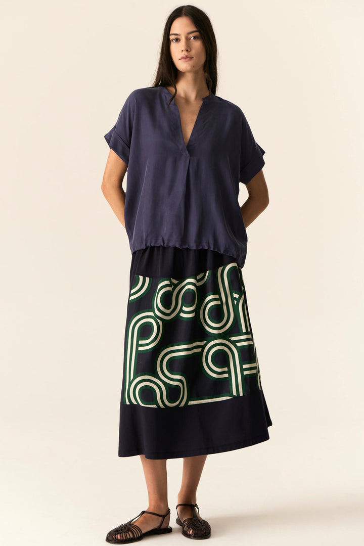Alter Patch Skirt in Ink