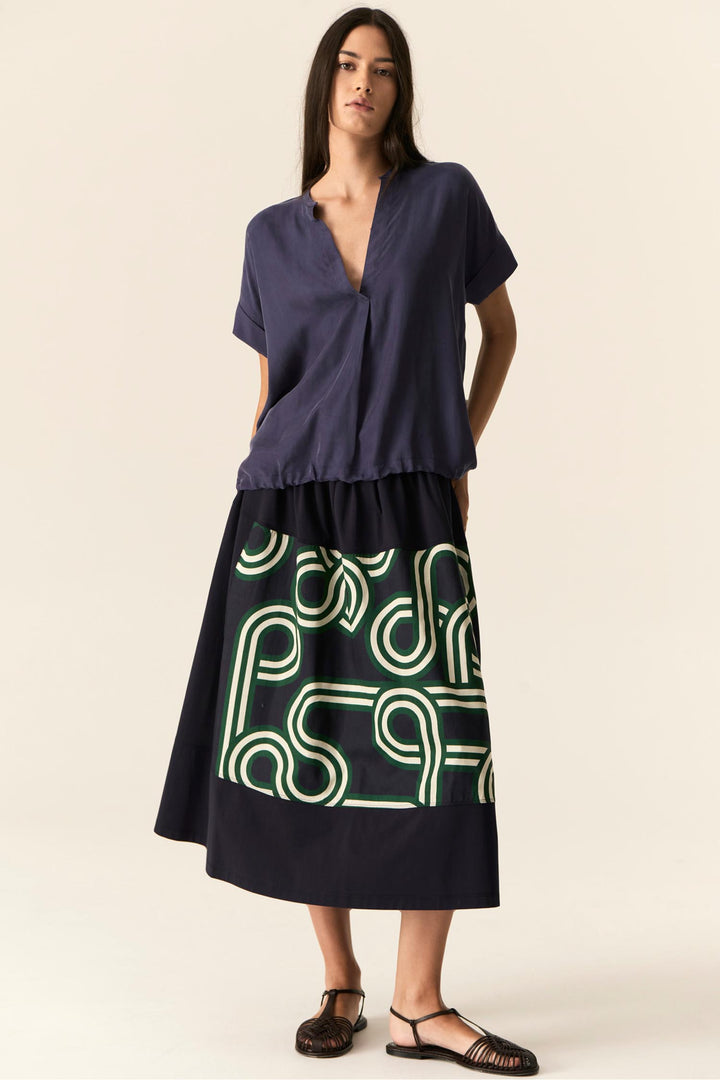 Alter Patch Skirt in Ink