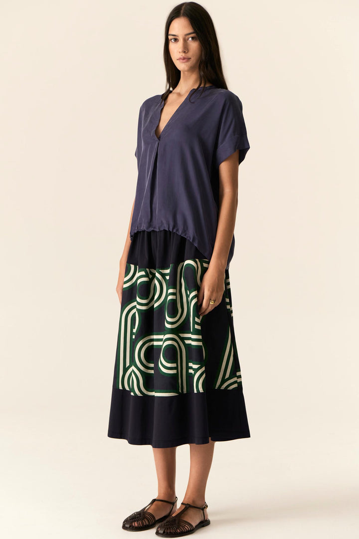 Alter Patch Skirt in Ink