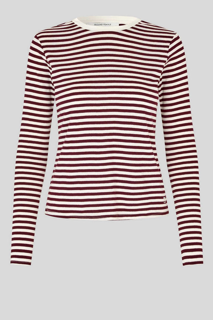 Alvilda O-Neck L/S Tee in Fudge