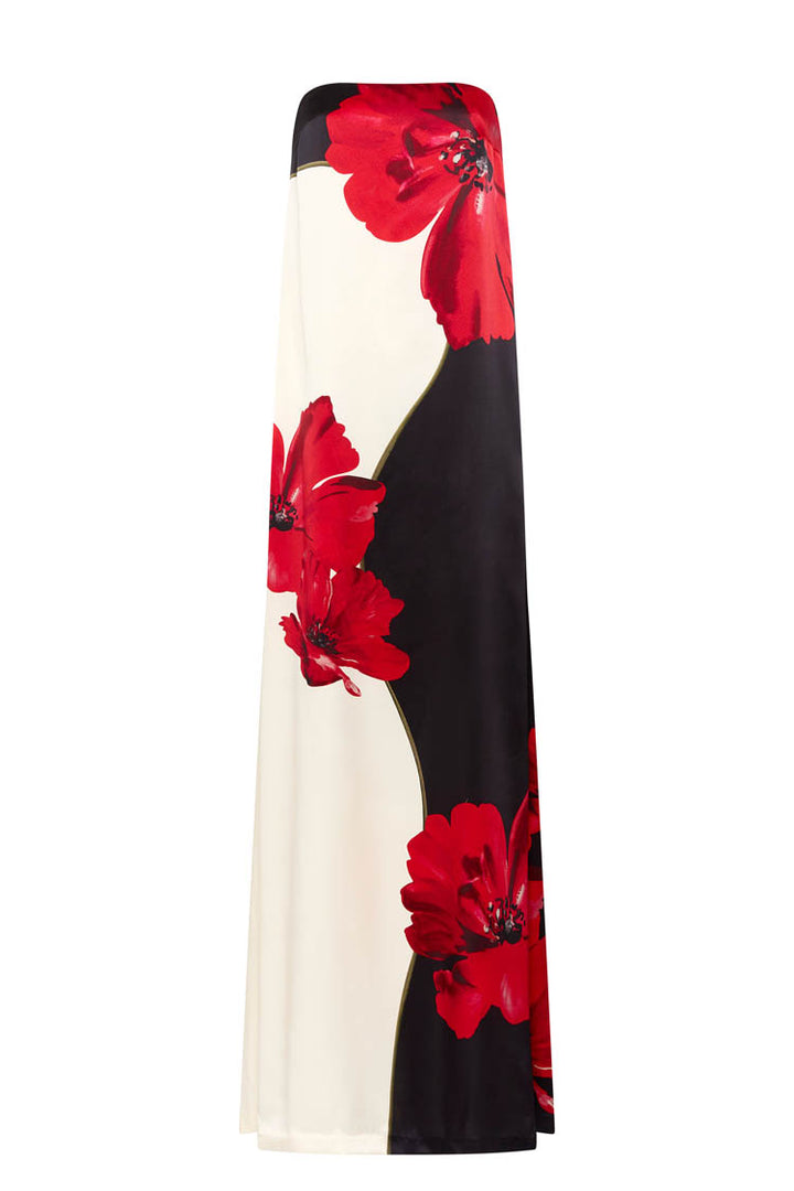 Amapola Maxi Dress in Poppy Print