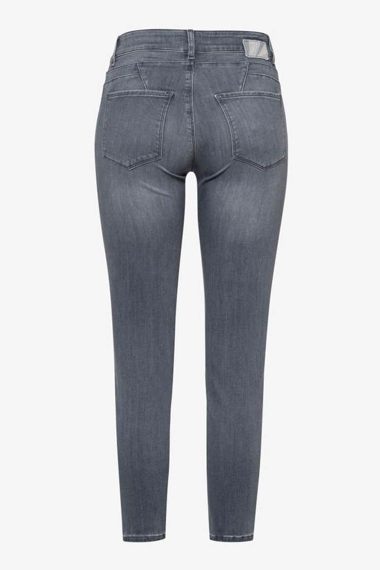 Ana S 7/8 Jeans w Rhinstones in Used Grey