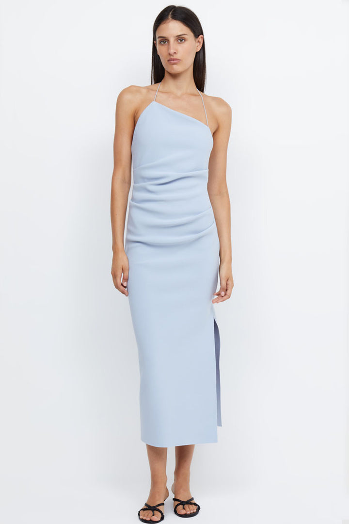 Andy Asym Midi Dress in Blue