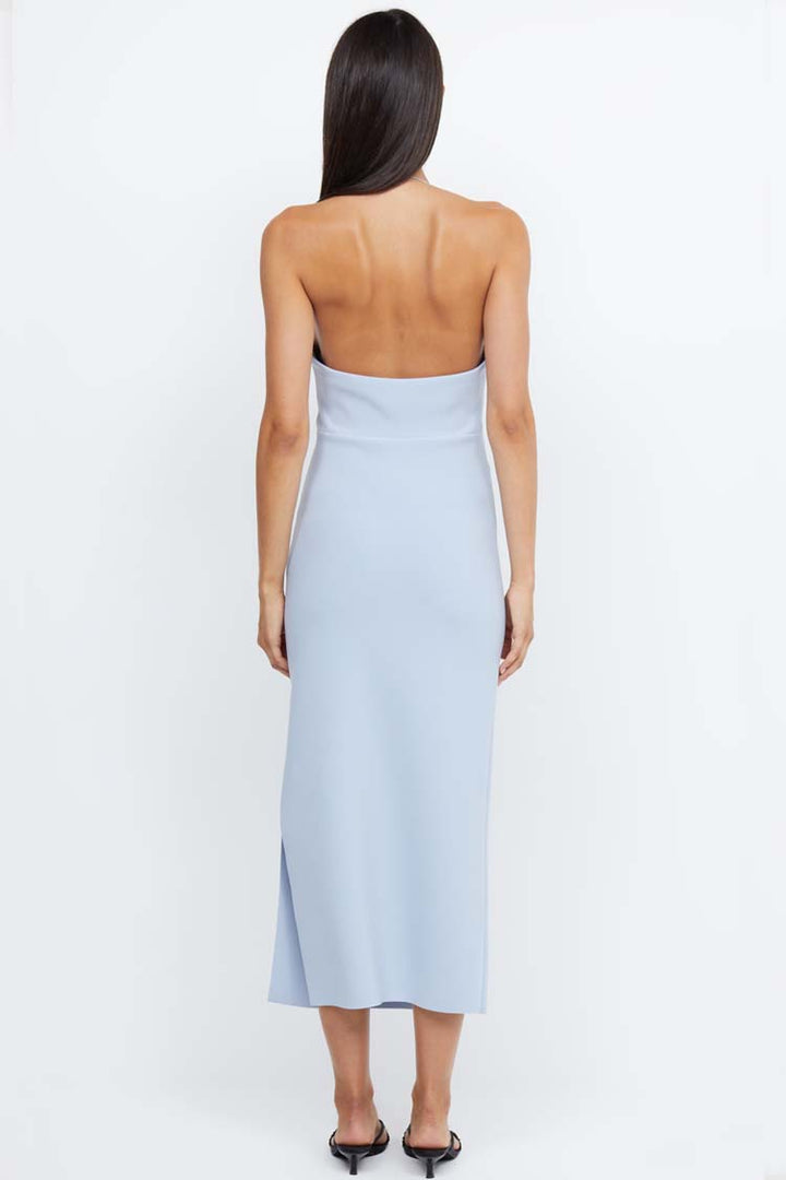 Andy Asym Midi Dress in Blue