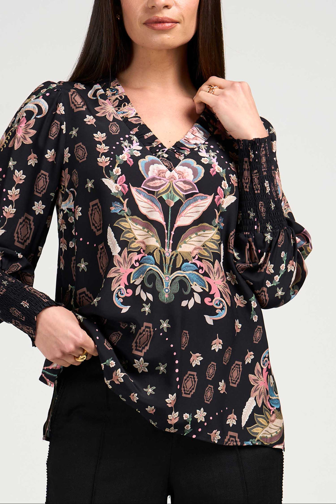 Antoinette Blouse in Black
