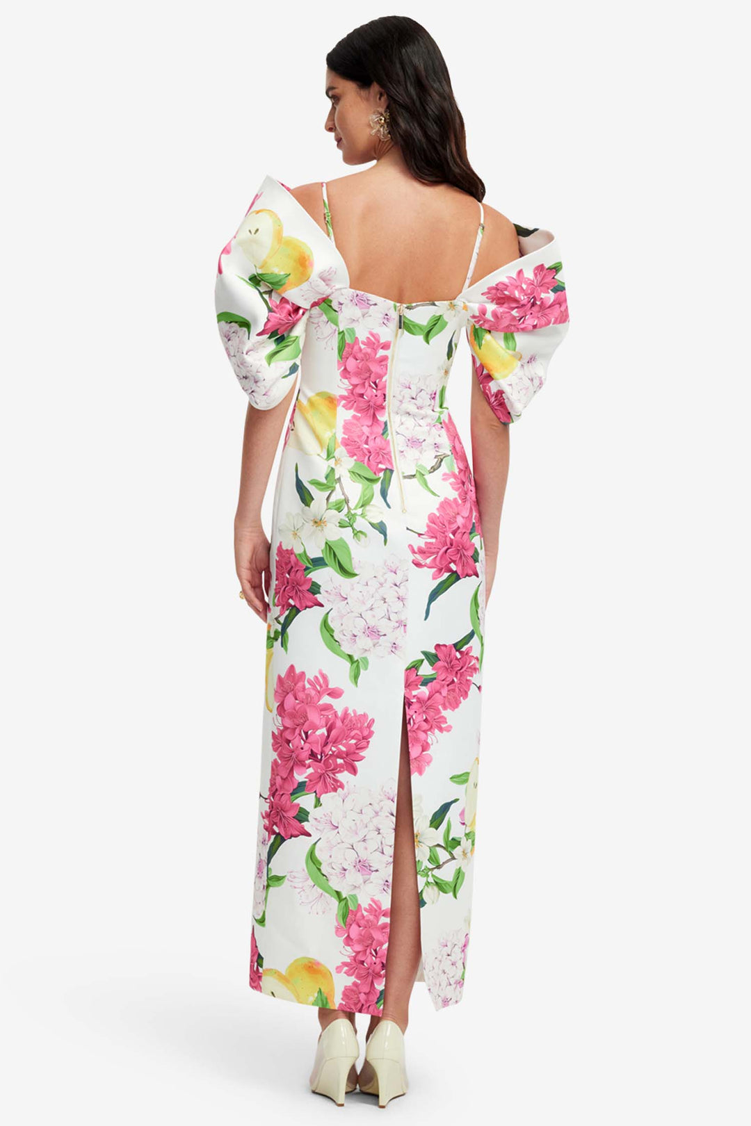 Arabella Maxi Dress in Floral Pear