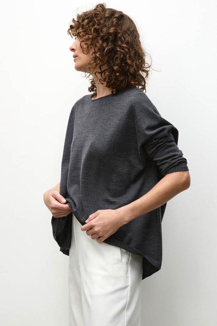Arc Sweater in Carbon Marl