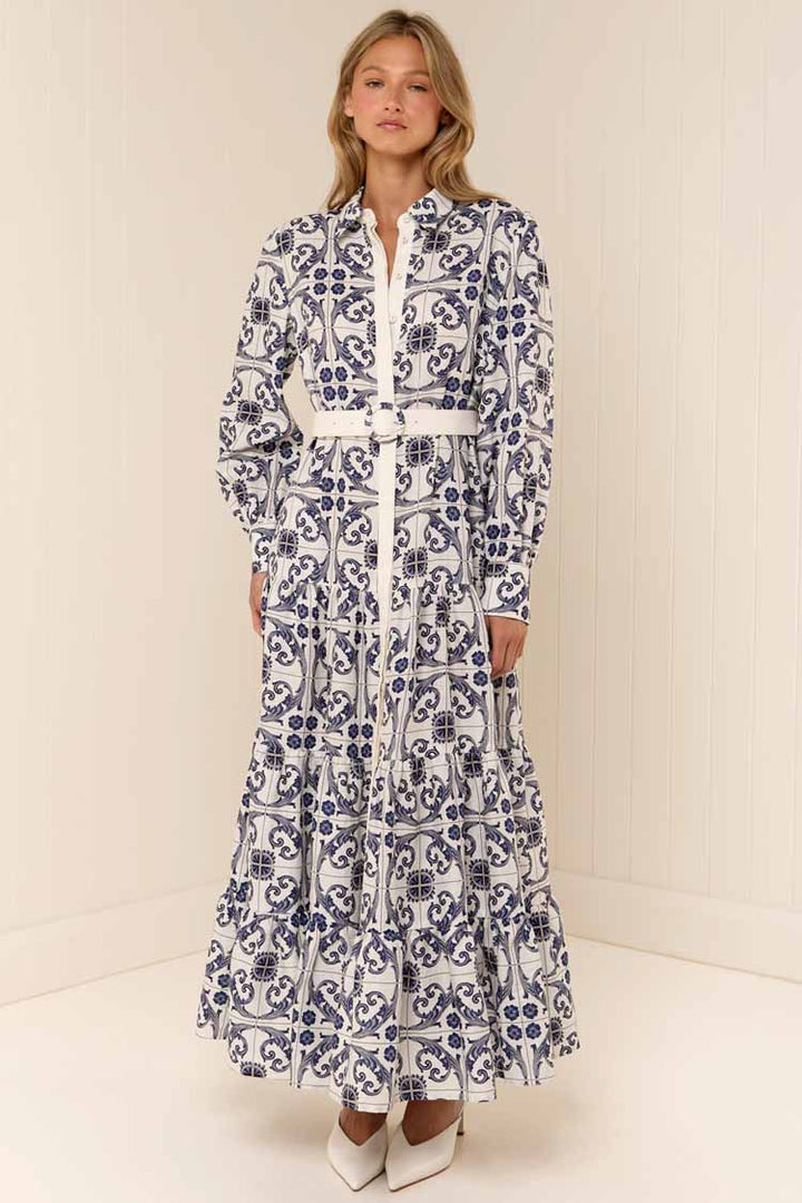 Aria Dress in Bella Tile
