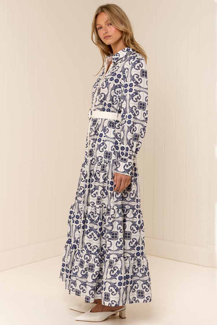 Aria Dress in Bella Tile