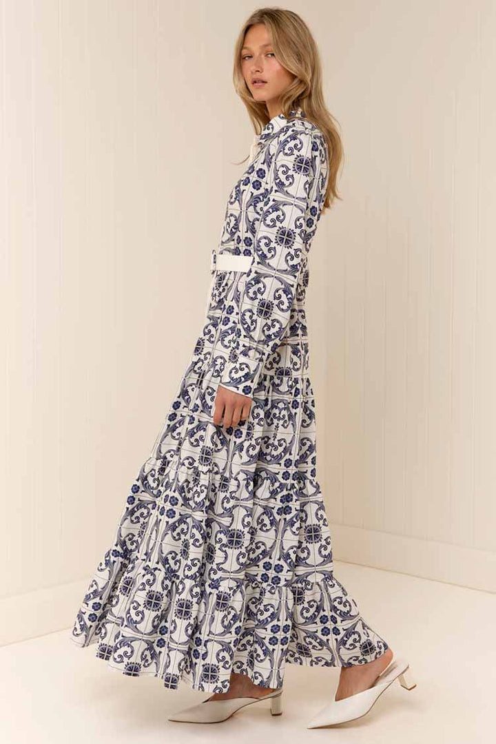 Aria Dress in Bella Tile