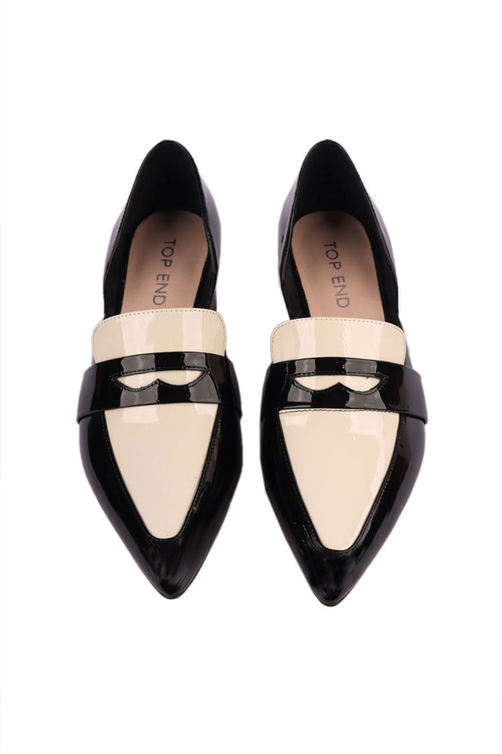 Arni Patent Leather Chunky Heel
