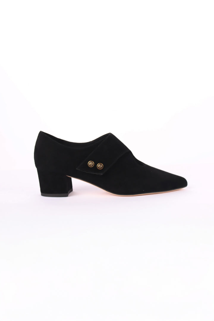 Arrie Suede Heel in Black